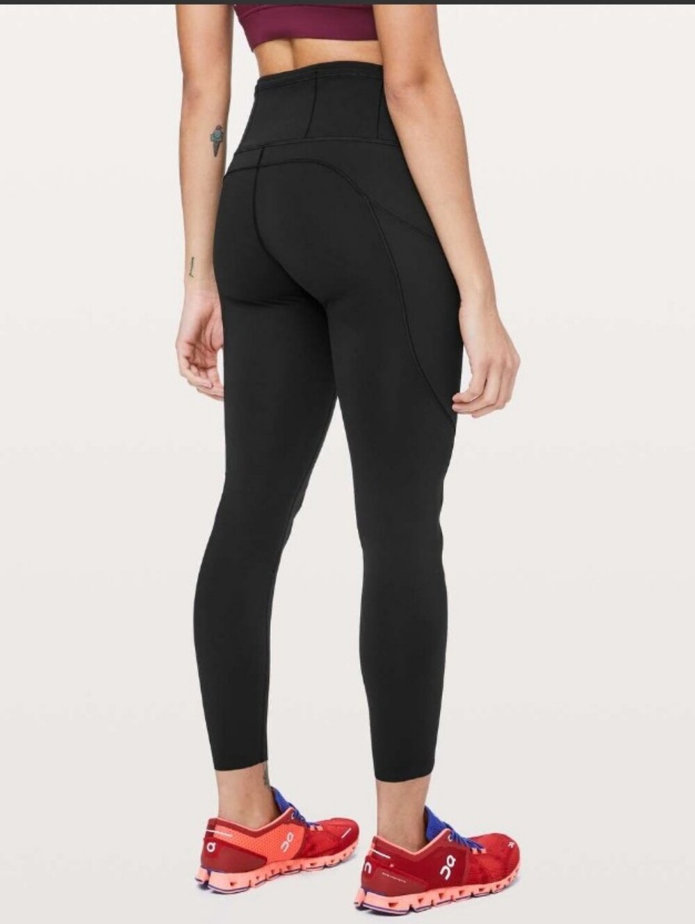 Lululemon Fast & Free 7/8 Tight II *Non-Reflective Nulux 25" Size 6